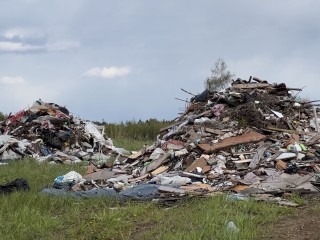 В Домодедове приняли меры по ликвидации незаконной свалки в деревне Шубино