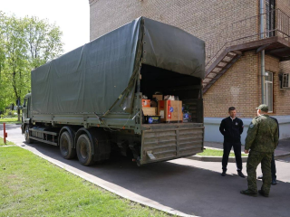 В Подмосковье собрано свыше 15 тыс. т гуманитарной помощи для нужд СВО