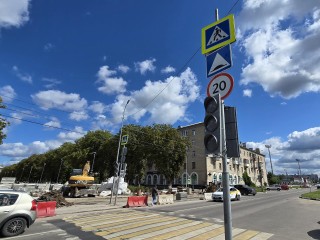 Два светофора установили на улице Гагарина в Коломне
