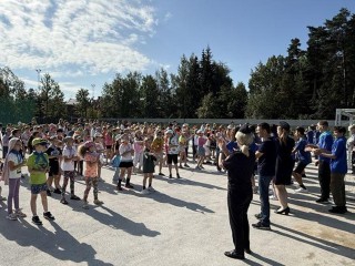 В Красногорском округе прошла «Зарядка со стражем порядка»