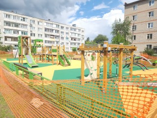 В деревне Давыдово Орехово-Зуевского округа начали ремонт двора