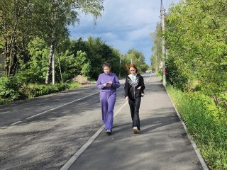 Участок улицы с разворотной площадкой для автобусов отремонтировали в Заветах Ильича