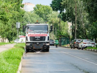 Коммунальщики и дорожники Лыткарина провели масштабную уборку