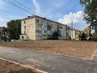 В Кашире восстановленный тротуар будет доступен для маломобильных граждан