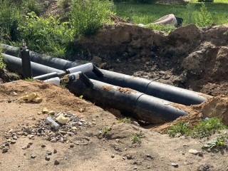 В Запрудне на улице Карла Маркса полностью восстановили водоснабжение