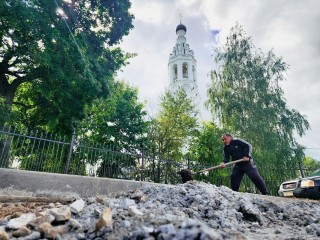 Дорогу к Благовещенскому храму в Липицах отремонтируют