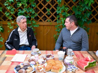 Почетного жителя Подмосковья из Ленинского округа поздравили с днем рождения