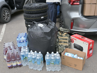 Волонтеры Власихи доставили гуманитарную помощь российским военнослужащим