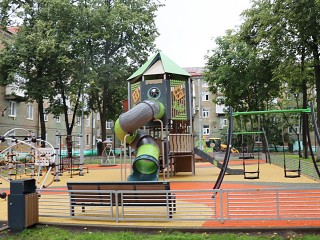 Новая жизнь старого двора: в Ступине обновили территорию у дома №30/23
