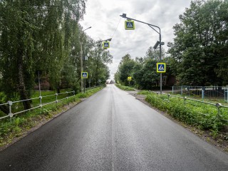 В подмосковном Серпухове отремонтировали девять дорог