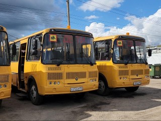К началу учебного года Никитская школа получила два новых автобуса