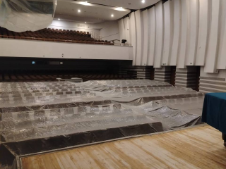 Театрально-концертный зал ДК «Октябрь» в Подольске готовят к новому сезону
