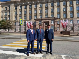 Делегация из Можайска ко дню города доставила в Белгород гуманитарную помощь