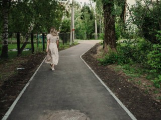 В Лосино-Петровском заасфальтировали восемь народных троп