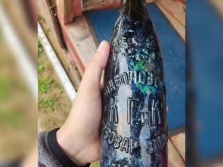 Редкую пивную бутылку царской эпохи выставили на продажу в Клину