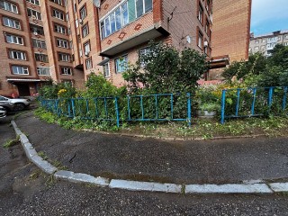Тротуар на улице Гагарина в Красноармейске привели в порядок