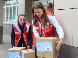 Гуманитарная помощь от серпуховичей направляется в распределительный центр в Одинцове