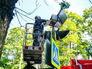 Пешеходные переходы и светофоры у школ приведут в порядок в Химках до 1 сентября