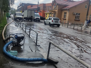 В Красногорске ликвидируют последствия подтоплений