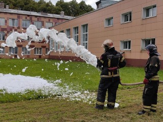Сотрудники МЧС провели учения в Чкаловской школе-интернате
