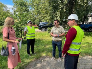 В Ногинске проконтролировали капремонт кровли дома на улице Мирная