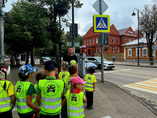 Зарайские автоинспекторы провели трехцветную игру для дошкольников