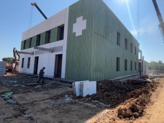 Подстанция скорой помощи в Михневе готова почти наполовину