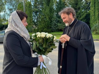 Архиепископ Фома совершил литургию в Лужецком монастыре Можайска