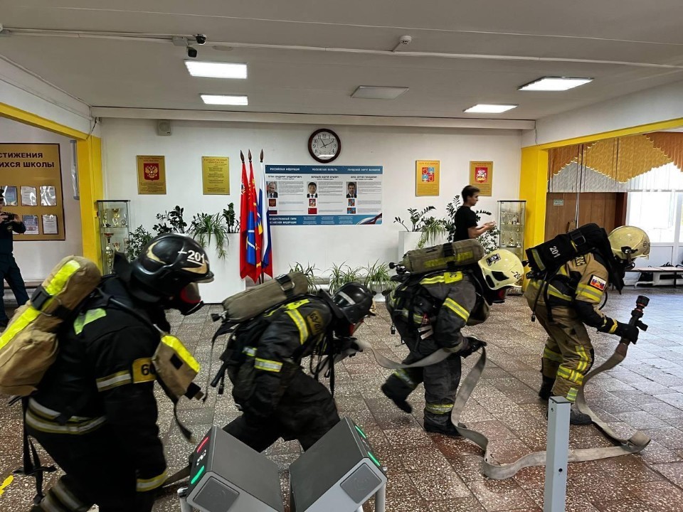 В школах Балашихи прошла общеобластная тренировка по эвакуации при ЧС