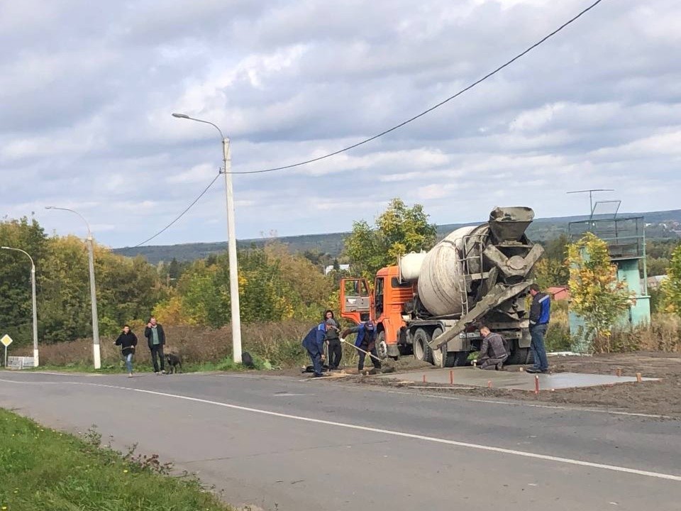 Контейнерную площадку около строящегося сквера в Кашире-3 переносят на новое место