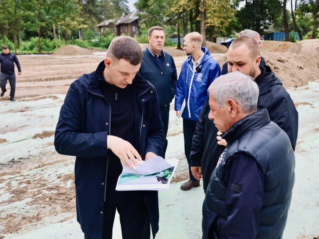 Денис Семенов оценил прогресс благоустройства в Электрогорске