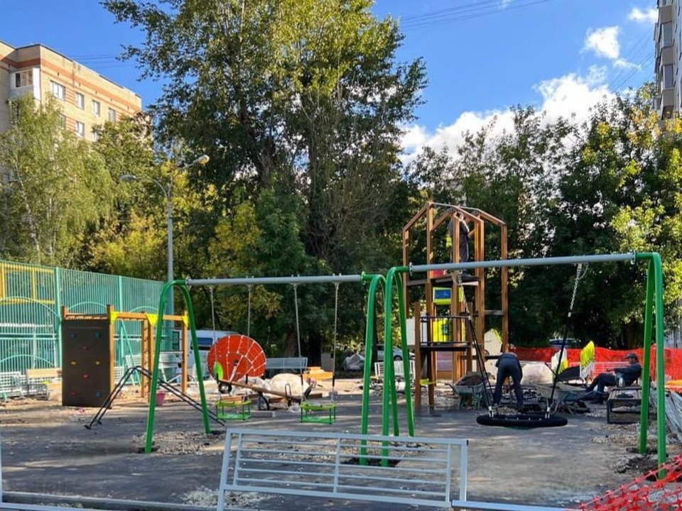 Новые детские площадки и сквер подготовят к открытию в Подольске