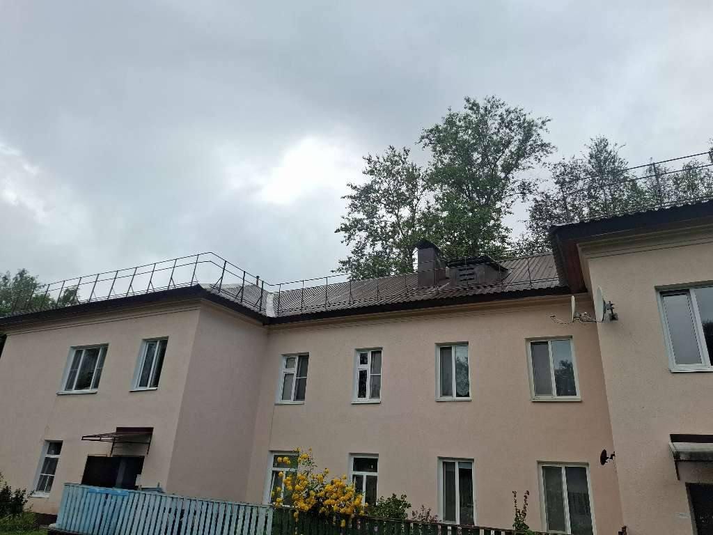 В Волоколамске завершили капитальный ремонт скатной крыши