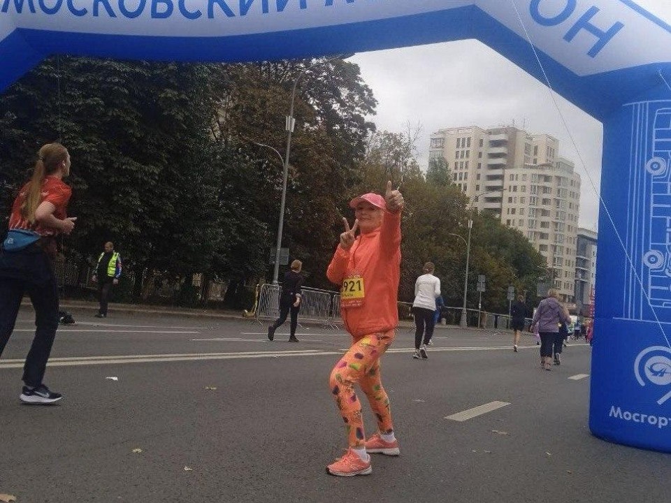 Каширская долгожительница удивила всех на Московском марафоне