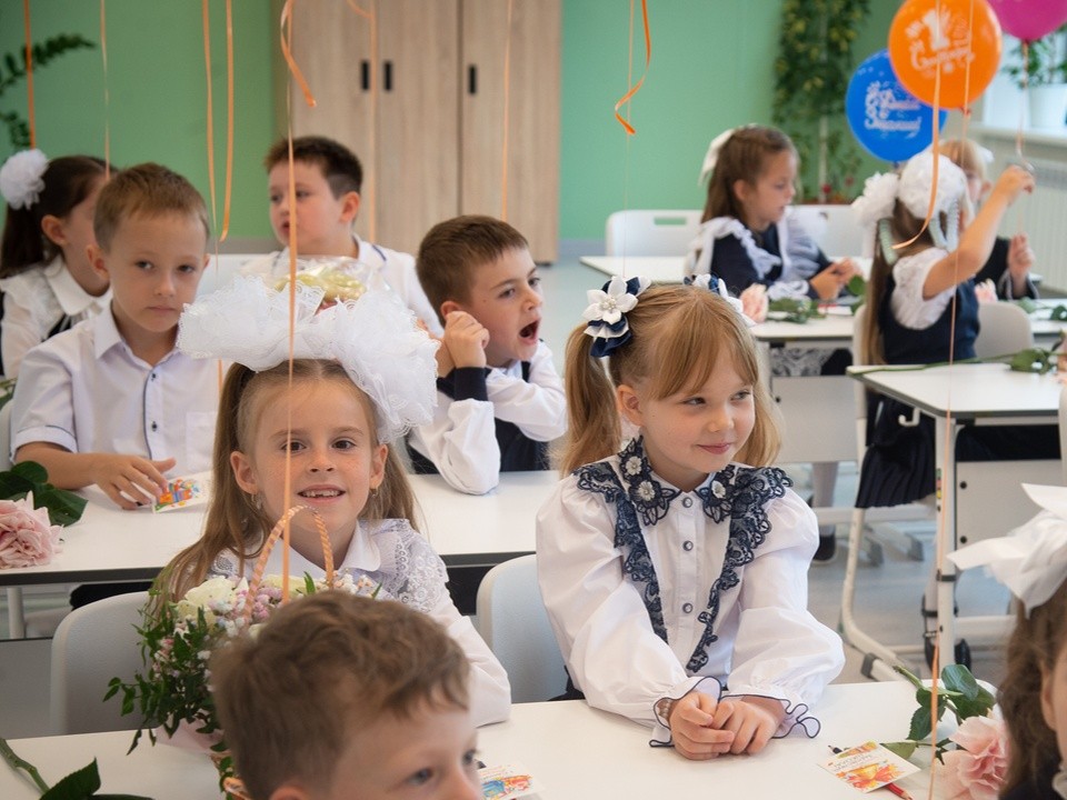 Первый школьный урок провели для двух тысяч коломенских первоклассников