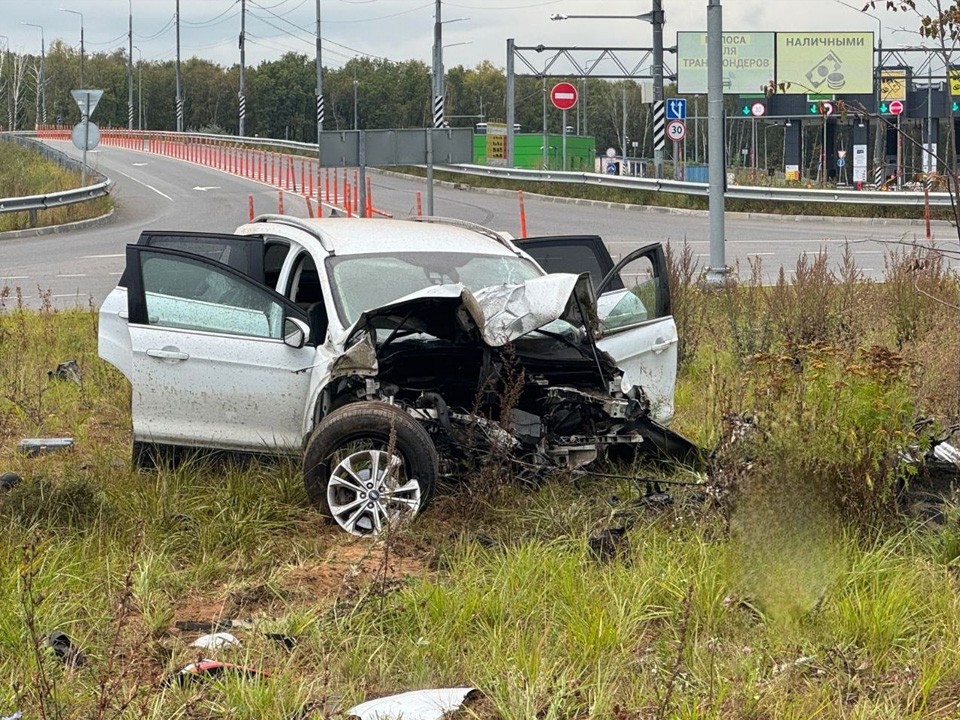 Полиция оштрафовала автомобилиста, совершившего ДТП в Одинцове