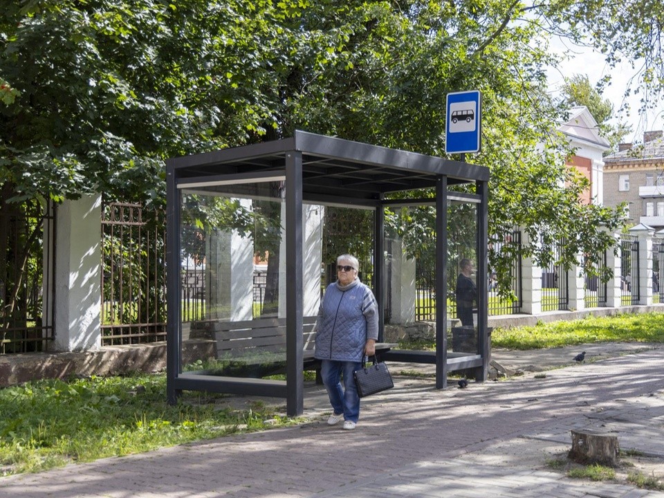 Новые остановочные павильоны установили на семи улицах Электростали