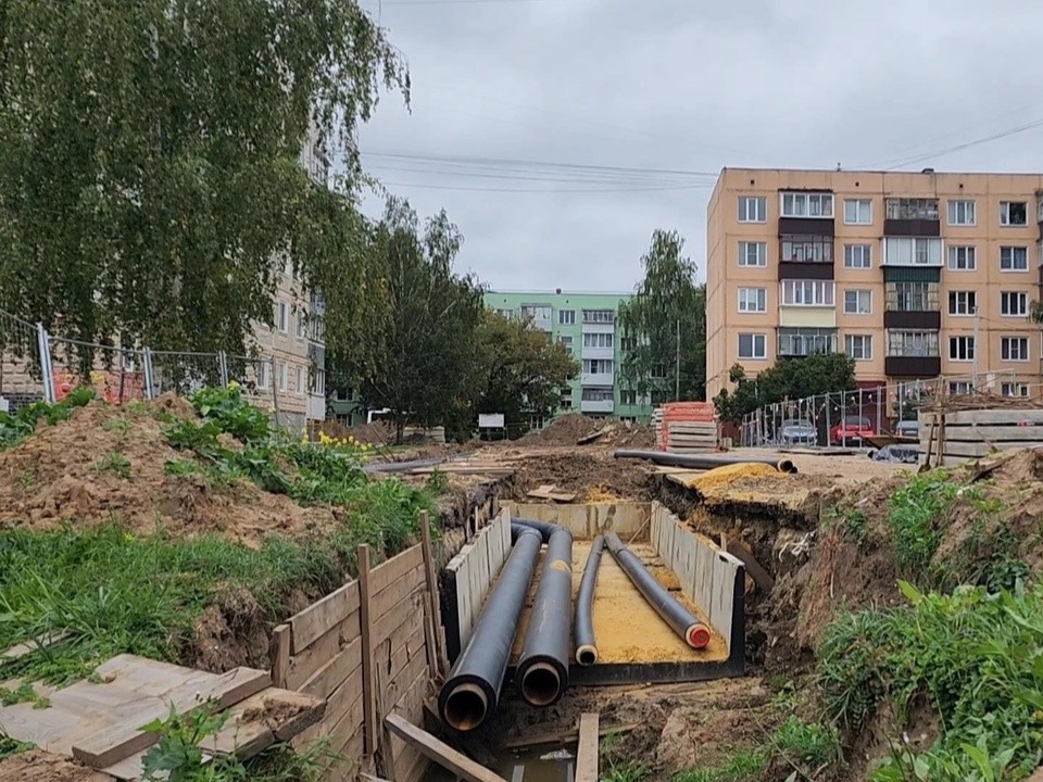 Строительство участка тепловых сетей на Москворецкой улице завершат досрочно