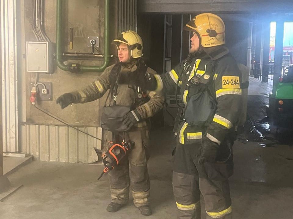 Пожарные учения прошли на заводе в Одинцовском округе