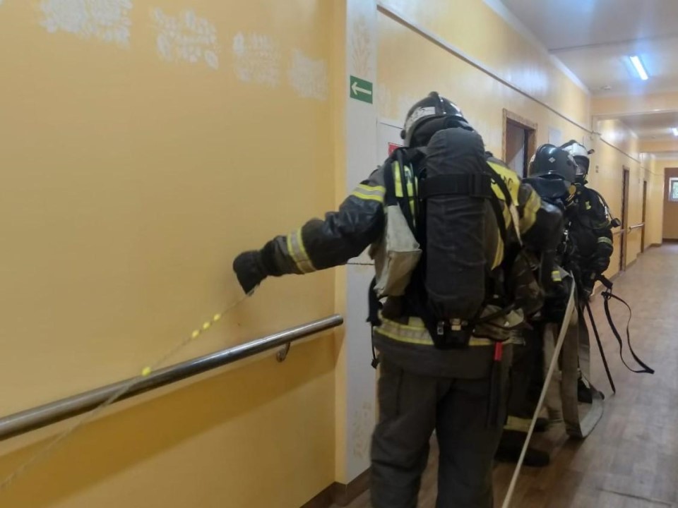 В Коломне прошли пожарно-тактические учения в медицинском учреждении