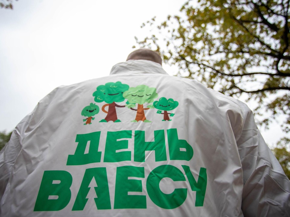 Жители округа высадили хвойные в лесопарке