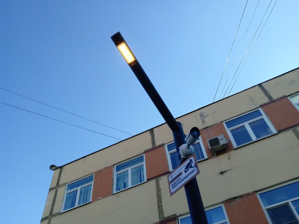 Новое освещение начали тестировать на проспекте Ленина