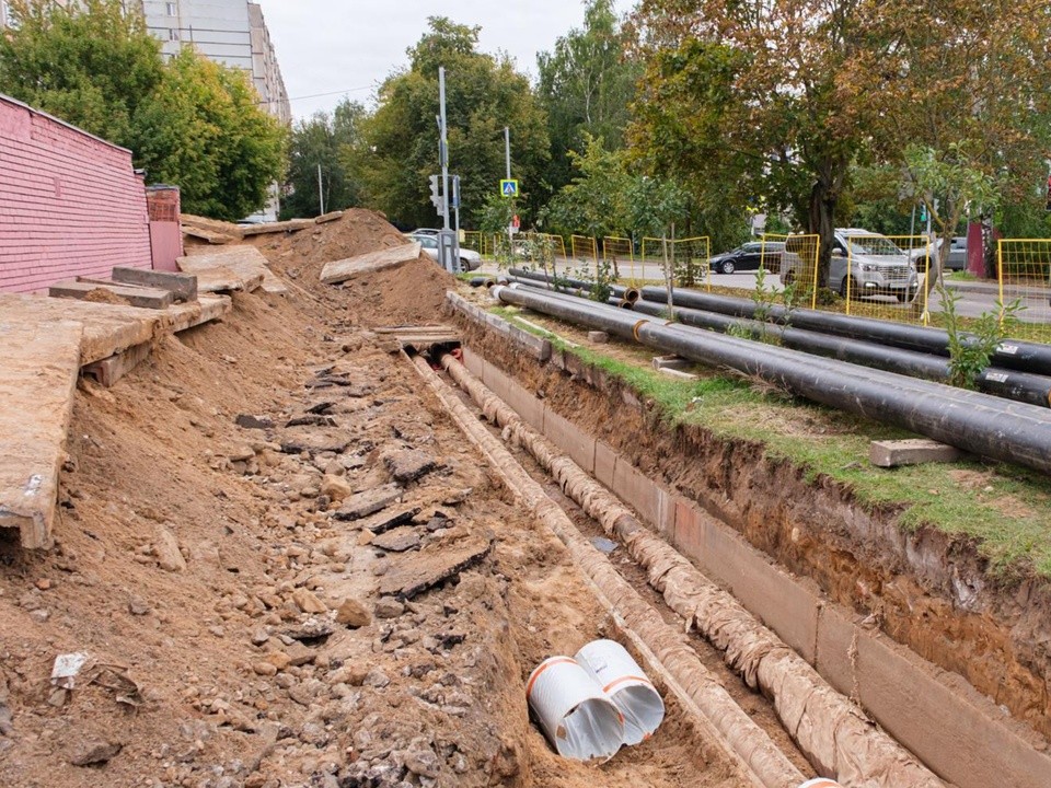 В Лыткарине меняют магистральные трубопроводы