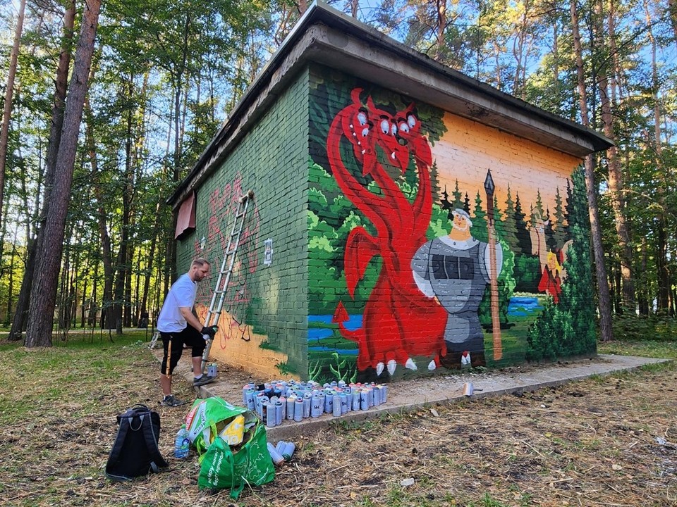Протвинский парк «Сказка» обзавелся необычным украшением