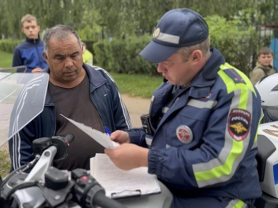 В Раменском состоялся рейд «Мотоциклист» по предупреждению ДТП