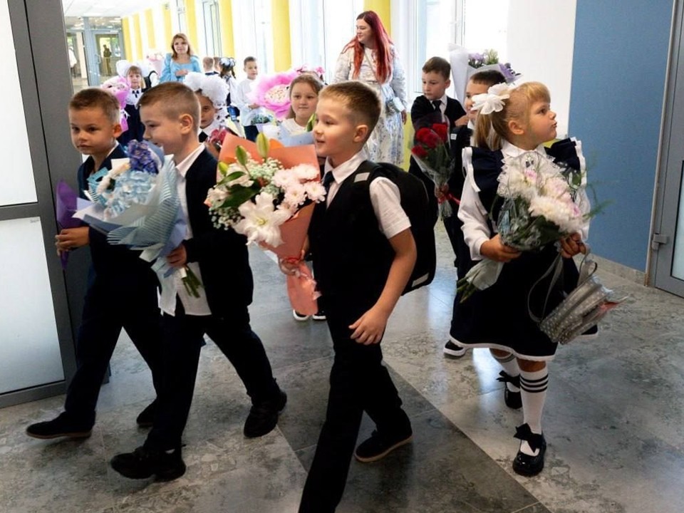 Сын участника СВО пошел в первый класс в Серпухове