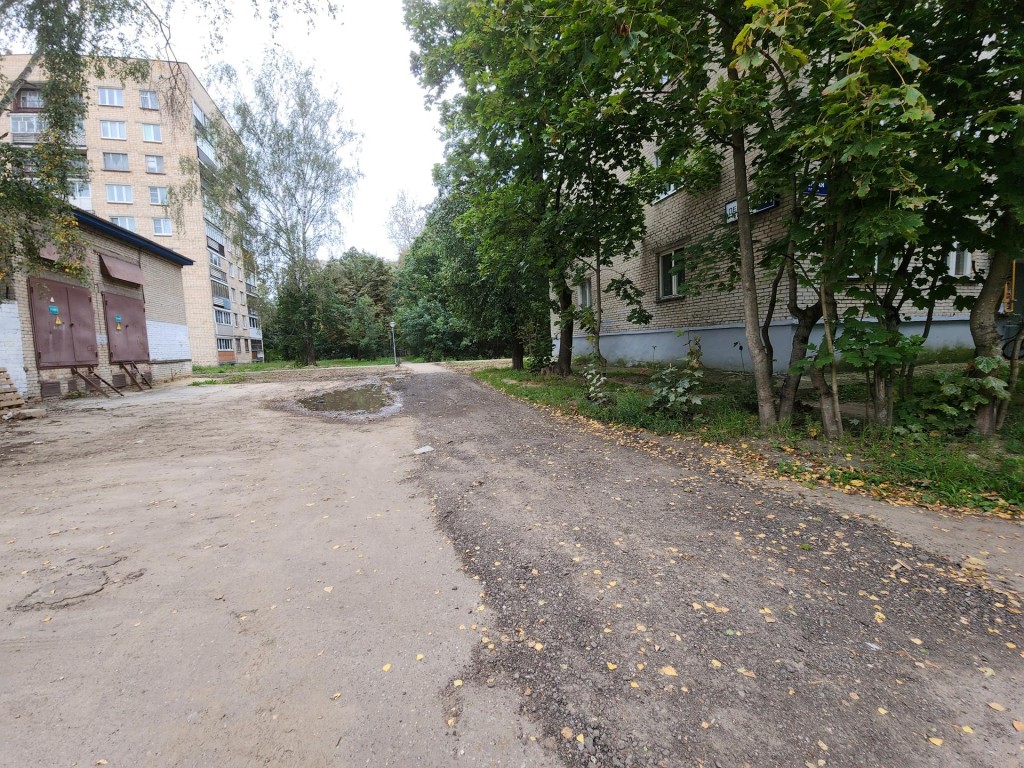 В Черноголовке на месте многометровой лужи сделали тротуар