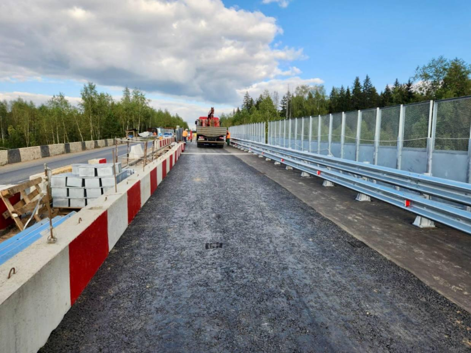 Первый этап ремонта путепровода завершен