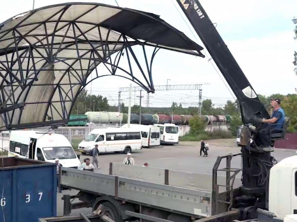В Кубинке снесут шесть торговых палаток на Привокзальной площади
