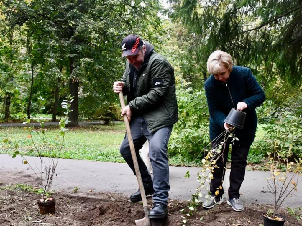 В Жуковском высадили деревья и кустарники в ходе акции «День в лесу»